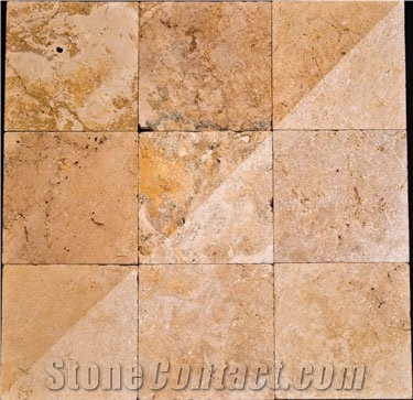 Durango Ancient Dorado Travertine French Pattern