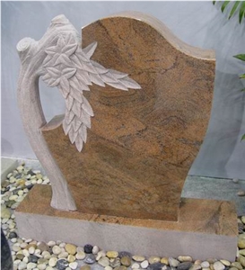 Granite Tombstones with Tree Craving