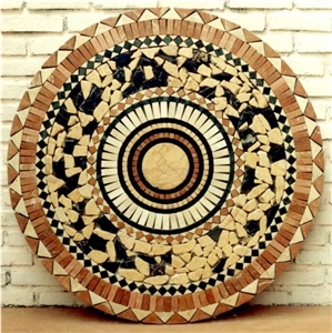 Mosaic Round Decorative Medallions