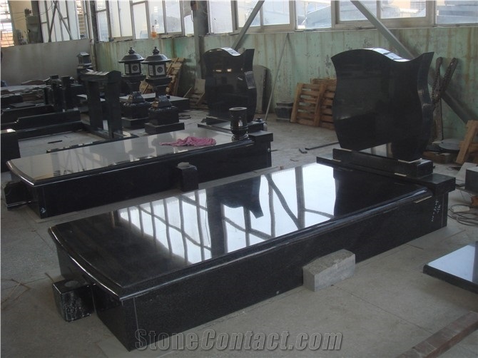 Absolute Black Granite Monument