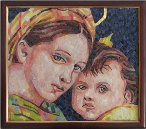 Marble Smalti Mosaic Mural Picture Marble Smalti Mosaic Mural Picture