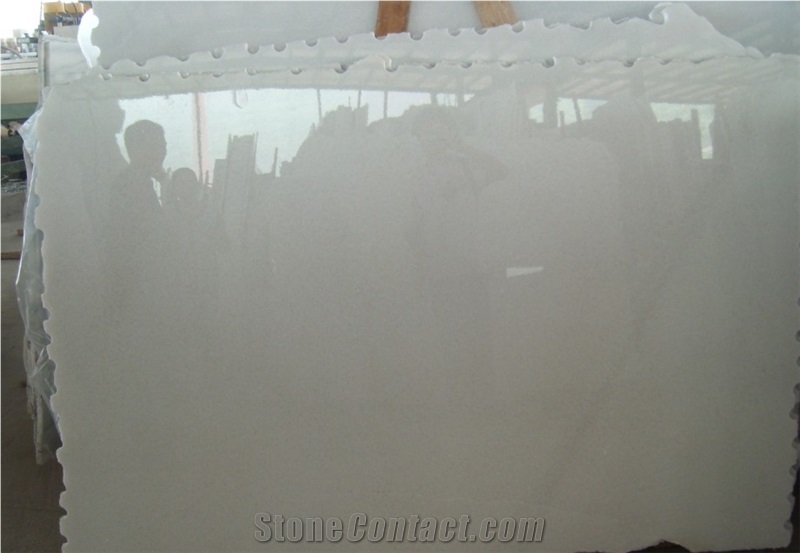 China Crystal White Granite Slab