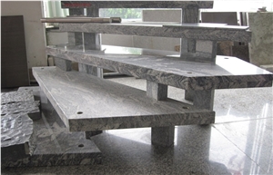 China Juparana Granite Step,Dopple Step,Stair
