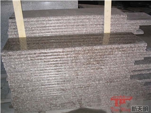 G687 Red Granite Steps