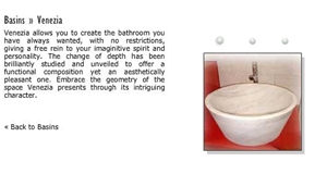 Venezia Basins, Beige Limestone Basins