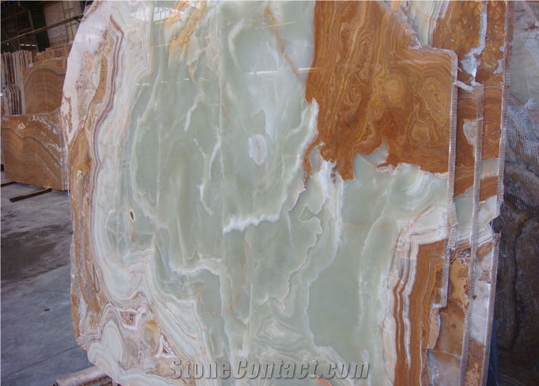 Kerman Green Onyx Slabs