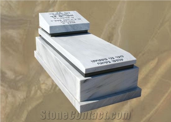 Marmara White Marble Monument