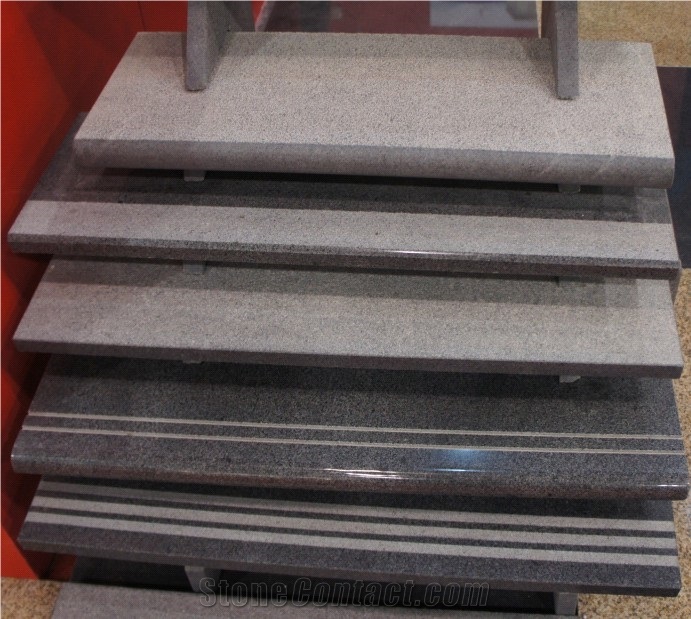 G654 Granite Stairs and Steps, G654 Grey Granite Stairs