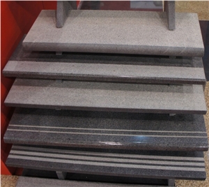 G654 Granite Stairs and Steps, G654 Grey Granite Stairs
