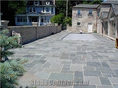 China Blue Stone Pavement