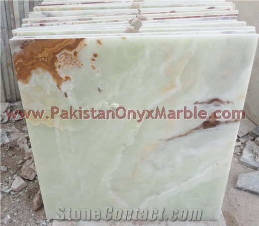 Light Green Onyx Tile