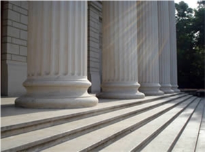 Beige Limestone Columns
