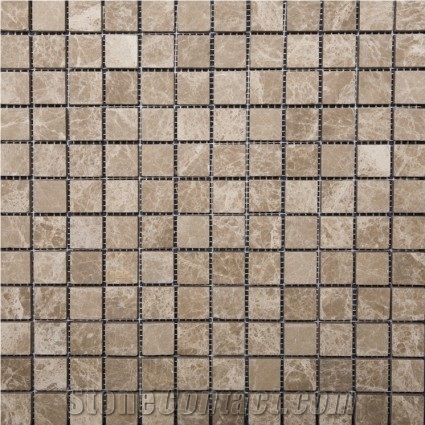 Emperador Light Marble Mosaic