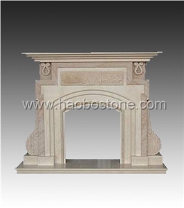 Fireplace, Stone Fireplace HBFP023 Fireplace, Stone Fireplace HBFP023
