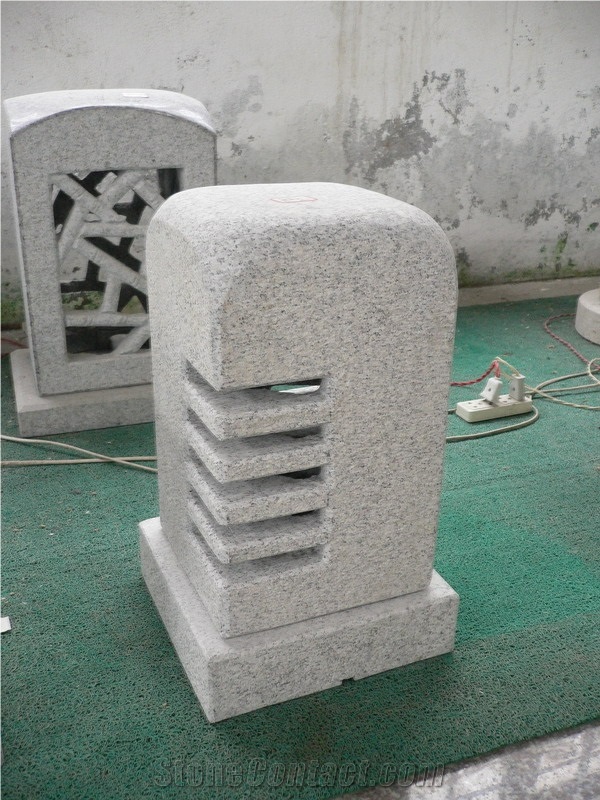 Fujian White Stone Lanterns, Factory Owner, Stone Granite Lanterns