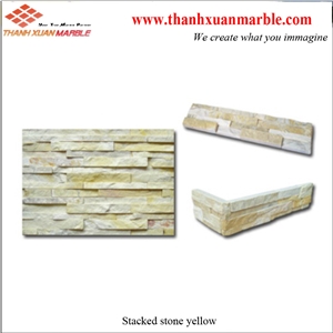 Yellow Sandstone Stacked Stone