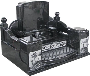 Shanxi Black Granite Japanese Style Monument