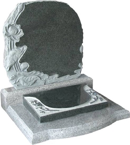 Padang Dark Tombstone, G654 Black Granite Tombstone
