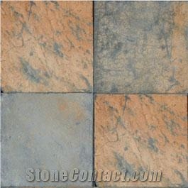 African Multicolor Slate Tile Cleft 12x12