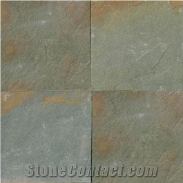 Aqua Rustic Slate Tile Cleft 12x12