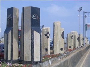 Mongolia Black Basalt Palisade