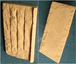 Yellow Sandstone Mushroom Stone for Wall Decoration