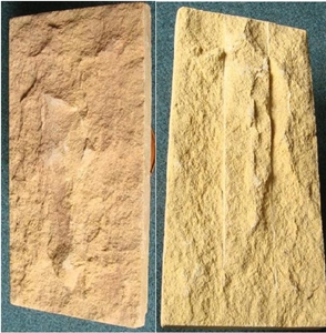Yellow Sandstone Mushroom Stone Tile