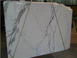 Statuario White Marble Slab
