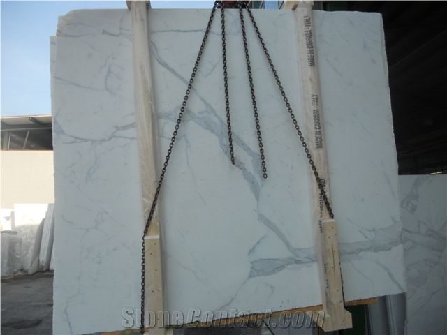 Statuario White Marble Slab