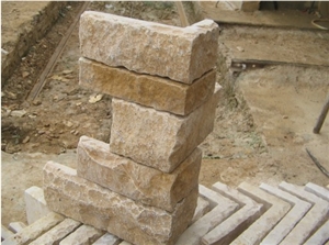 Limestone Corner, Yellow Limestone Building, Walling