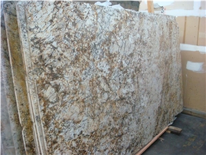Golden Ivory,Golden Brown Granite Slab