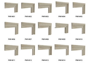 Beige Travertine Windows Frame