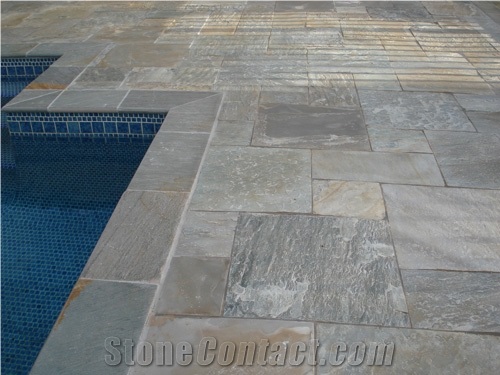 Slate Pool Deck