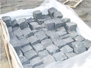 Pearl Black Granite Cobble Stone