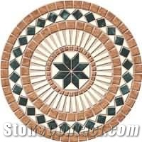 Marble Mosaic Round Decorative Medallions