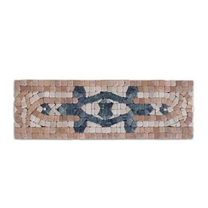 Cenefa Abeja,Mosaic Border, Beige Marble Mosaic Border