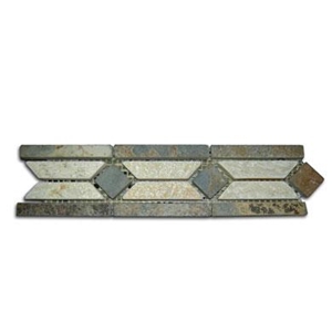 Cenefa Aire, Beige Quartzite Molding, Border