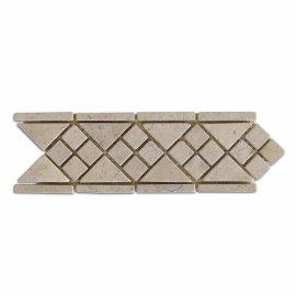 Cenefa Arena Limestone Border, Beige Limestone Border Cenefa Arena Limestone Border, Beige Limestone Border