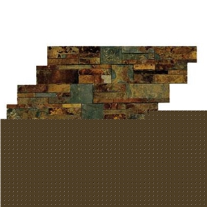 Multicolor Slate Cultured Stone