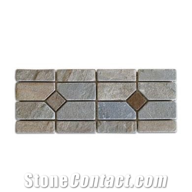 Quartzite Border Cenefa Alba