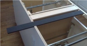 SBB31-FB (Support Bar Base 31"- Flt Blk
