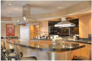 Black Cosmic Granite Laminated Countertop