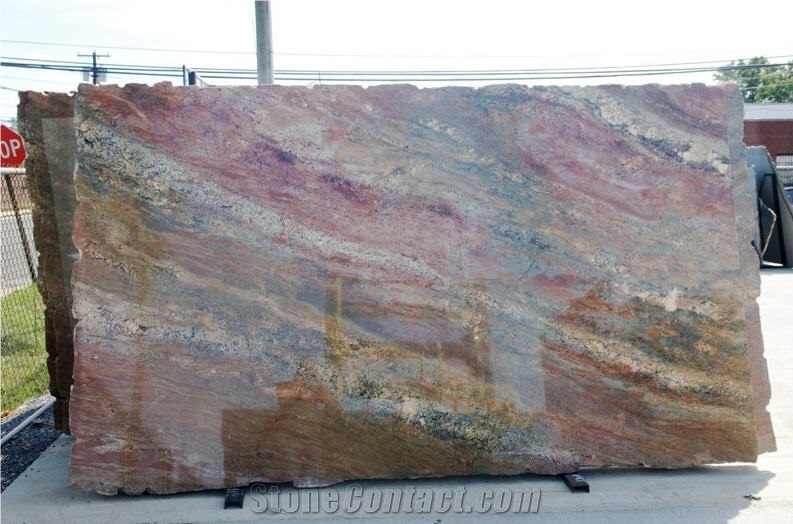 Oceanic Bourdeaux Granite Slab
