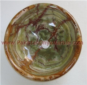 Dark Green Onyx Sink