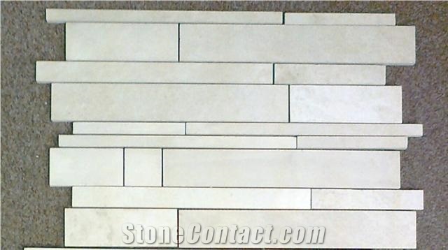 Pear Stone Mosaic White