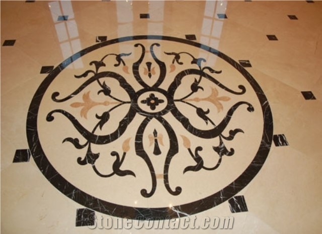 Marble Waterjet Medallion