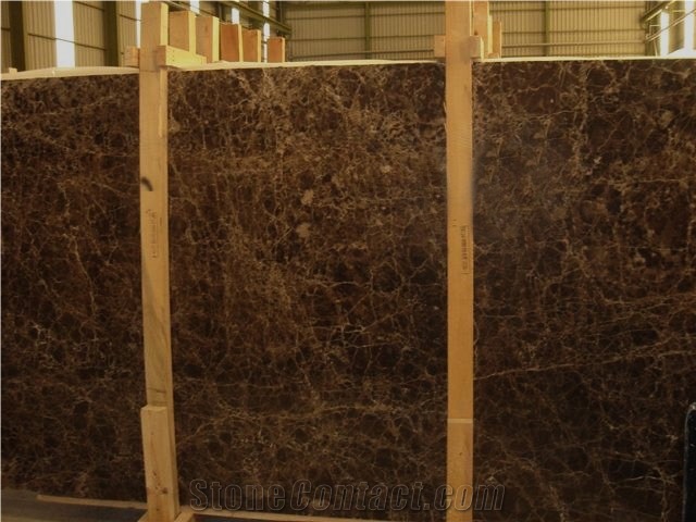 Dark Emperador Marble Slab First Quality, Turkey Brown Marble