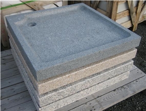 Padang Grey Granite Shower Tray Padang Grey Granite Shower Tray