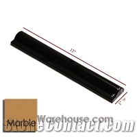 Absolute Black Granite Chair Rail
