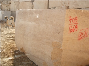 Skra Travertine Block, Greece Beige Travertine
